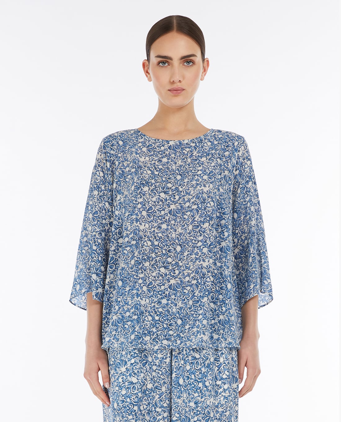 WEEKEND MAX MARA - Áo kiểu nữ cổ tròn tay dài Ginnico