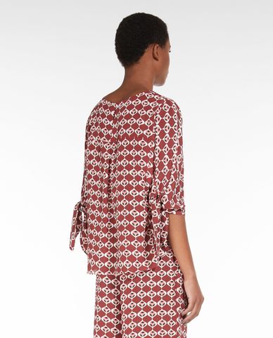  WEEKEND MAX MARA - Áo kiểu nữ cổ thuyền tay ngắn Adone 