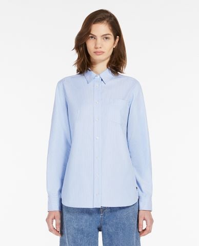  WEEKEND MAX MARA - Áo sơ mi cổ bẻ tay dài cổ điển Piadena 