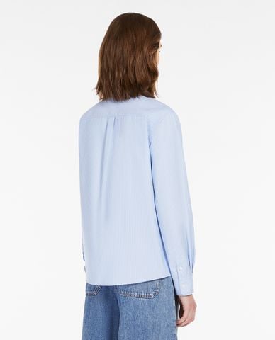  WEEKEND MAX MARA - Áo sơ mi cổ bẻ tay dài cổ điển Piadena 