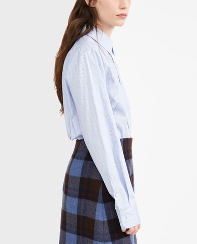  WEEKEND MAX MARA - Áo sơ mi nữ tay dài kẻ sọc thanh lịch 