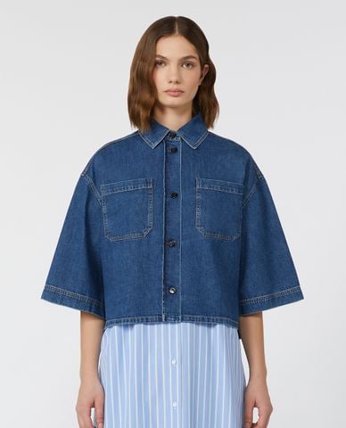  WEEKEND MAX MARA - Áo khoác denim nữ phom croptop Enza 