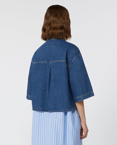  WEEKEND MAX MARA - Áo khoác denim nữ phom croptop Enza 