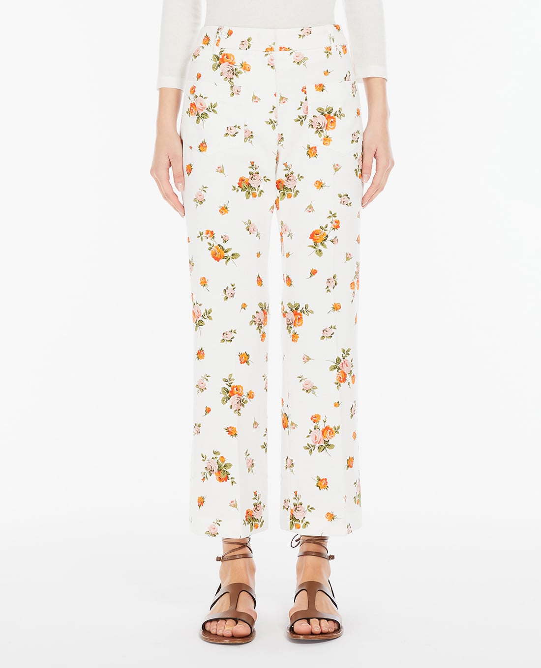 WEEKEND MAX MARA - Quần nữ ống đứng in hoa Arten