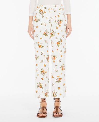  WEEKEND MAX MARA - Quần nữ ống đứng in hoa Arten 