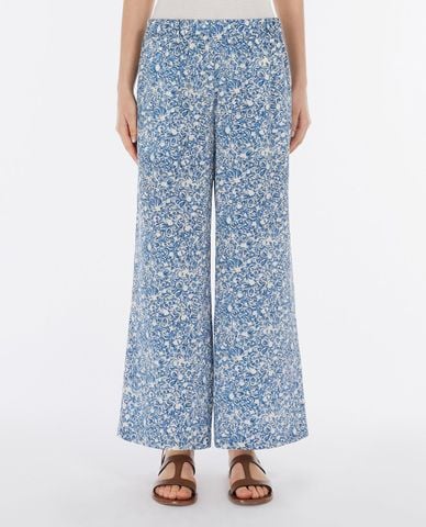  WEEKEND MAX MARA - Quần nữ ống rộng phom suông Reed 