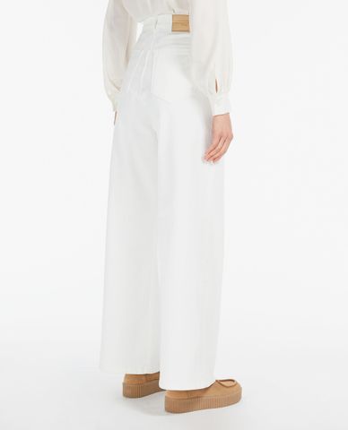  WEEKEND MAX MARA - Quần jeans nữ phom suông Cotton Drill 