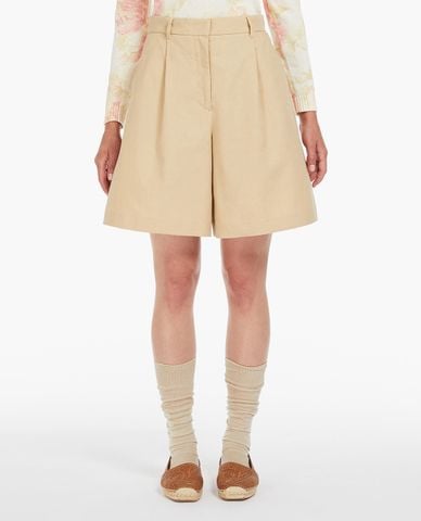  WEEKEND MAX MARA - Quần short nữ ngang gối phối túi Ecuba 