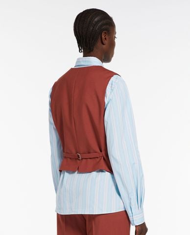  WEEKEND MAX MARA - Áo khoác gilet cổ V phối nút Chimera 