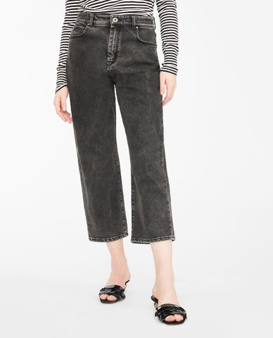  WEEKEND MAX MARA - Quần jeans nữ phom suông lửng hiện đại 