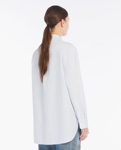  WEEKEND MAX MARA - Áo sơ mi cổ bẻ tay dài cổ điển Mescal 