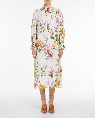  WEEKEND MAX MARA - Đầm midi sơ mi tay dài phom suông thời trang 