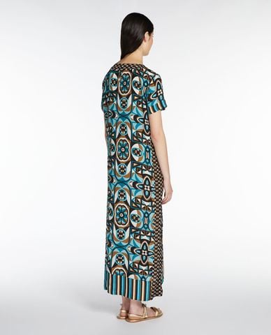  WEEKEND MAX MARA. - Đầm midi ngắn tay phom suông Badess 