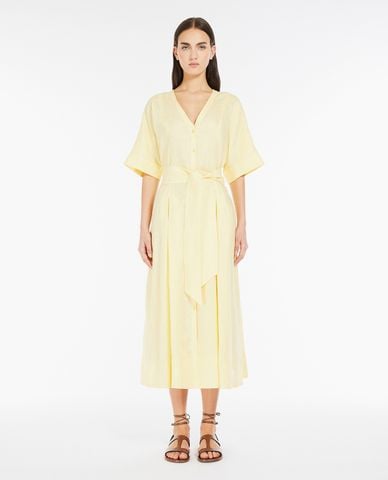  WEEKEND MAX MARA - Đầm midi cổ V tay ngắn Assenzi 
