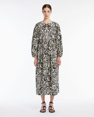 WEEKEND MAX MARA - Đầm midi cổ tròn tay dài Anzio 