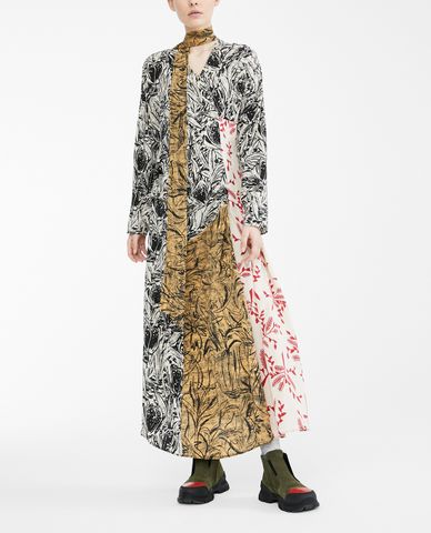  WEEKEND MAX MARA - Đầm maxi tay dài cổ V hiện đại 