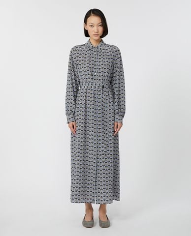  WEEKEND MAX MARA - Đầm sơ mi midi cổ bẻ tay dài Narvel 