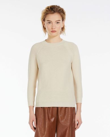  WEEKEND MAX MARA - Áo sweater cổ tròn tay dài màu sắc trẻ trung Linz 