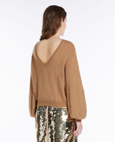  WEEKEND MAX MARA - Áo dệt kim nữ cổ chữ V Kabul 