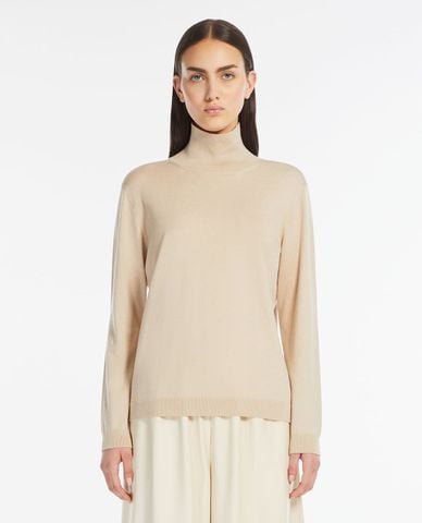  WEEKEND MAX MARA - Áo dệt kim nữ cổ lọ tay dài Kiku 