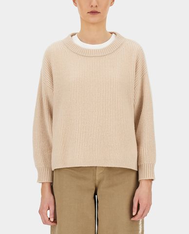  WEEKEND MAX MARA - Áo sweater nữ dài tay phom suông thời trang 