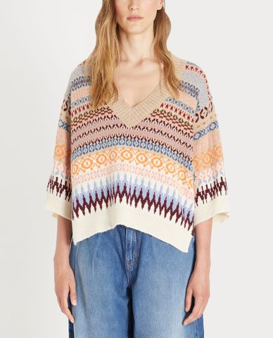  WEEKEND MAX MARA - Áo len nữ tay cánh dơi Wool And Alpaca 