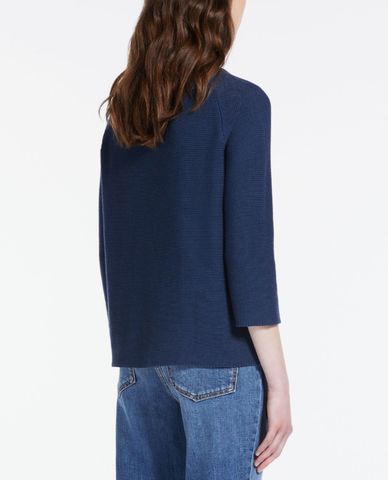  WEEKEND MAX MARA - Áo dệt kim nữ cổ tròn dài tay Addotto 