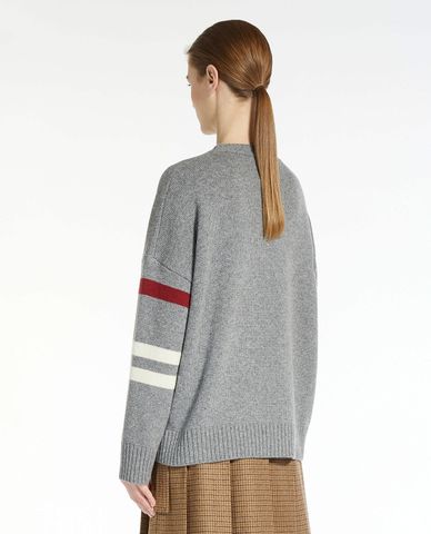  WEEKEND MAX MARA - Áo sweater nữ cổ tròn dệt kim Aedo 