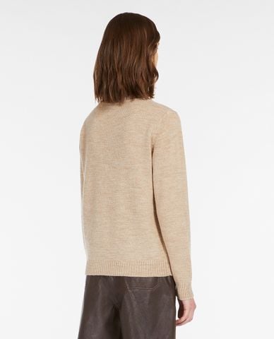  WEEKEND MAX MARA - Áo sweater dệt kim tay dài cổ tròn Ombrosa 