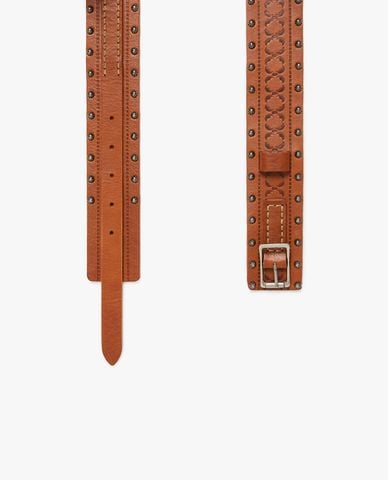  WEEKEND MAX MARA - Thắt lưng da bản vừa cá tính Citrato 