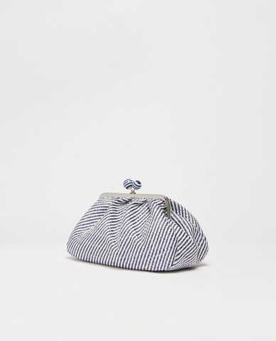  WEEKEND MAX MARA - Clutch nữ khóa tròn Niagara 