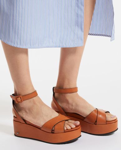  WEEKEND MAX MARA - Giày đế xuồng quai đan chéo thời trang Kabul 