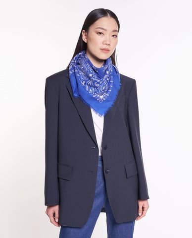  WEEKEND MAX MARA - Khăn choàng nữ in họa tiết Bandana 