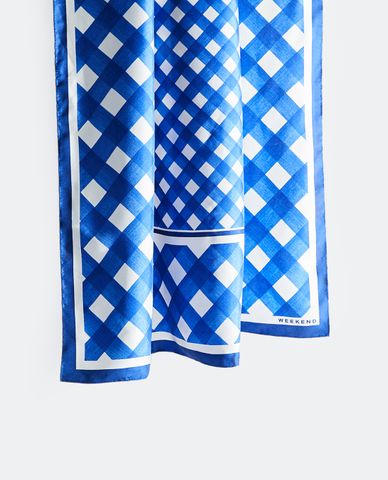  WEEKEND MAX MARA - Khăn choàng nữ kẻ sọc thời trang 