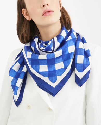  WEEKEND MAX MARA - Khăn choàng nữ kẻ sọc thời trang 