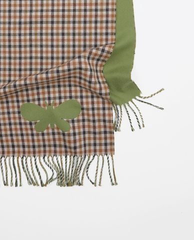  WEEKEND MAX MARA - Khăn choàng nữ dài phối tua rua Giara 