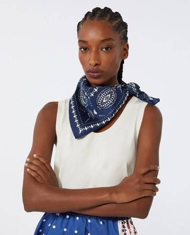  WEEKEND MAX MARA - Khăn choàng nữ phom vuông Siam 