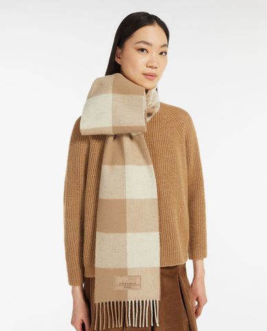  WEEKEND MAX MARA - Khăn choàng nữ chữ nhật dệt kim Ora 