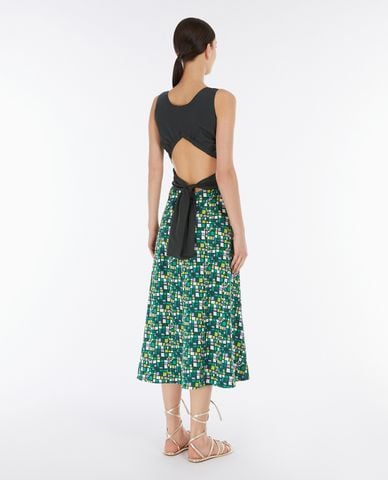  WEEKEND MAX MARA - Đầm sát nách midi cổ tròn Frisia 