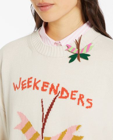  WEEKEND MAX MARA - Ghim cài áo nữ hình chuồn chuồn thanh lịch Rino 