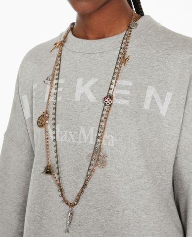  WEEKEND MAX MARA - Vòng cổ nữ phối charm hiện đại Ateneo 