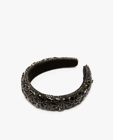  WEEKEND MAX MARA - Băng đô cài tóc bản vừa đính đá nổi bật Pontile 