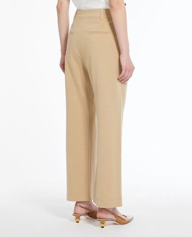  WEEKEND MAX MARA - Quần ống đứng phối xếp li mảnh Tasto 