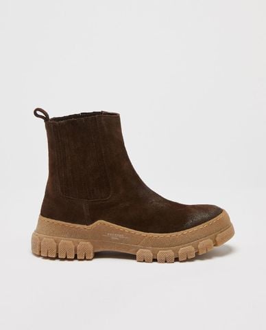  WEEKEND MAX MARA - Giày boots nữ đế vừa mũi tròn Genepi 