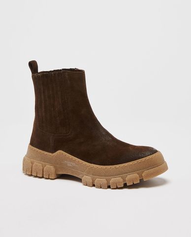  WEEKEND MAX MARA - Giày boots nữ đế vừa mũi tròn Genepi 