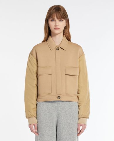  WEEKEND MAX MARA - Áo khoác một hàng nút cổ bẻ tay dài phối túi Fresis 