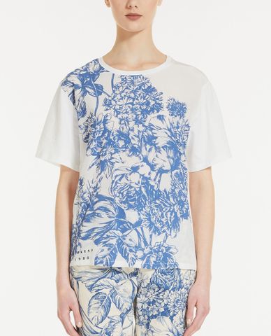  WEEKEND MAX MARA - Áo thun nữ ngắn tay cổ tròn phom suông Ussuri 