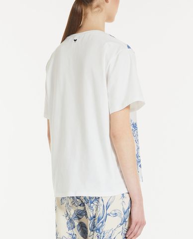  WEEKEND MAX MARA - Áo thun nữ ngắn tay cổ tròn phom suông Ussuri 