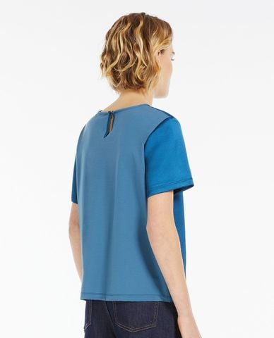  WEEKEND MAX MARA - Áo thun dáng lửng cổ tròn tay ngắn Torres 