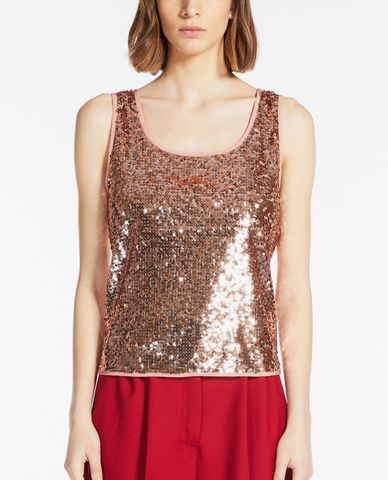  WEEKEND MAX MARA - Áo sát nách nữ phom suông phối sequin Cecco 